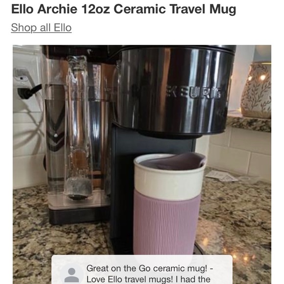 Ello Ceramic Single Serve Travel Mug- BRAND NEW - Picture 5 of 6